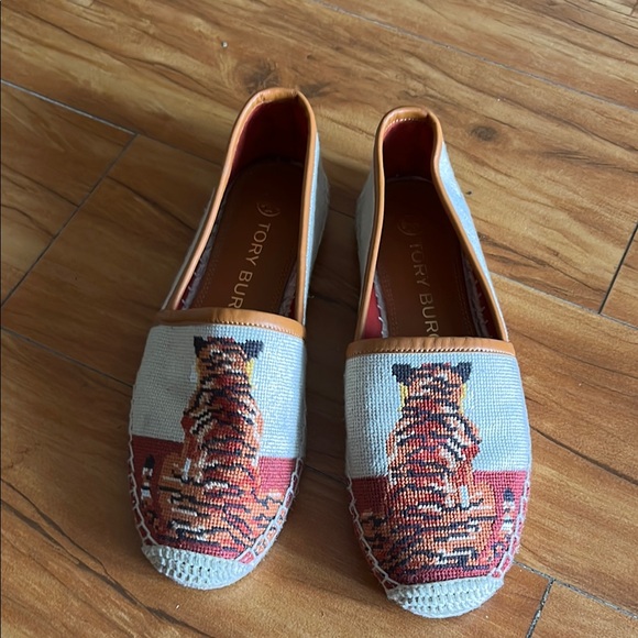 Tory Burch Multicolor Tiger Espadrilles - Picture 1 of 4